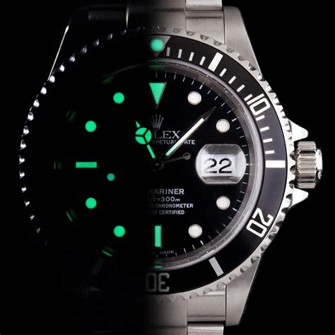 rolex luminous paint